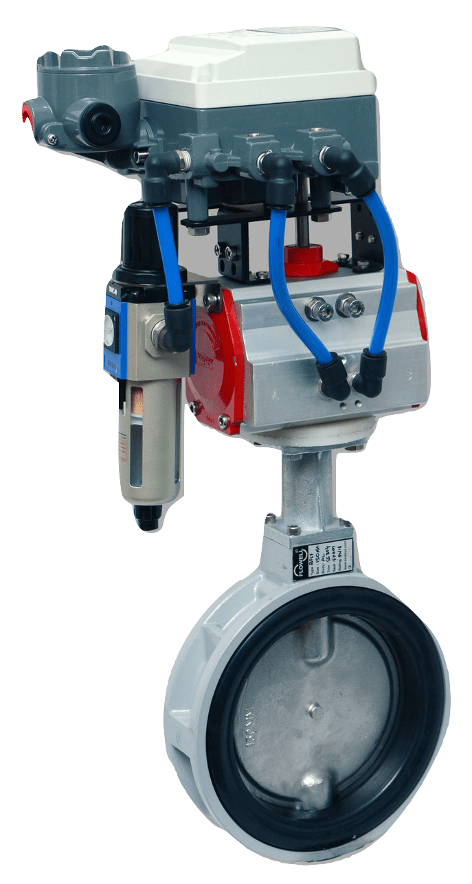 Actuated Butterfly Valve